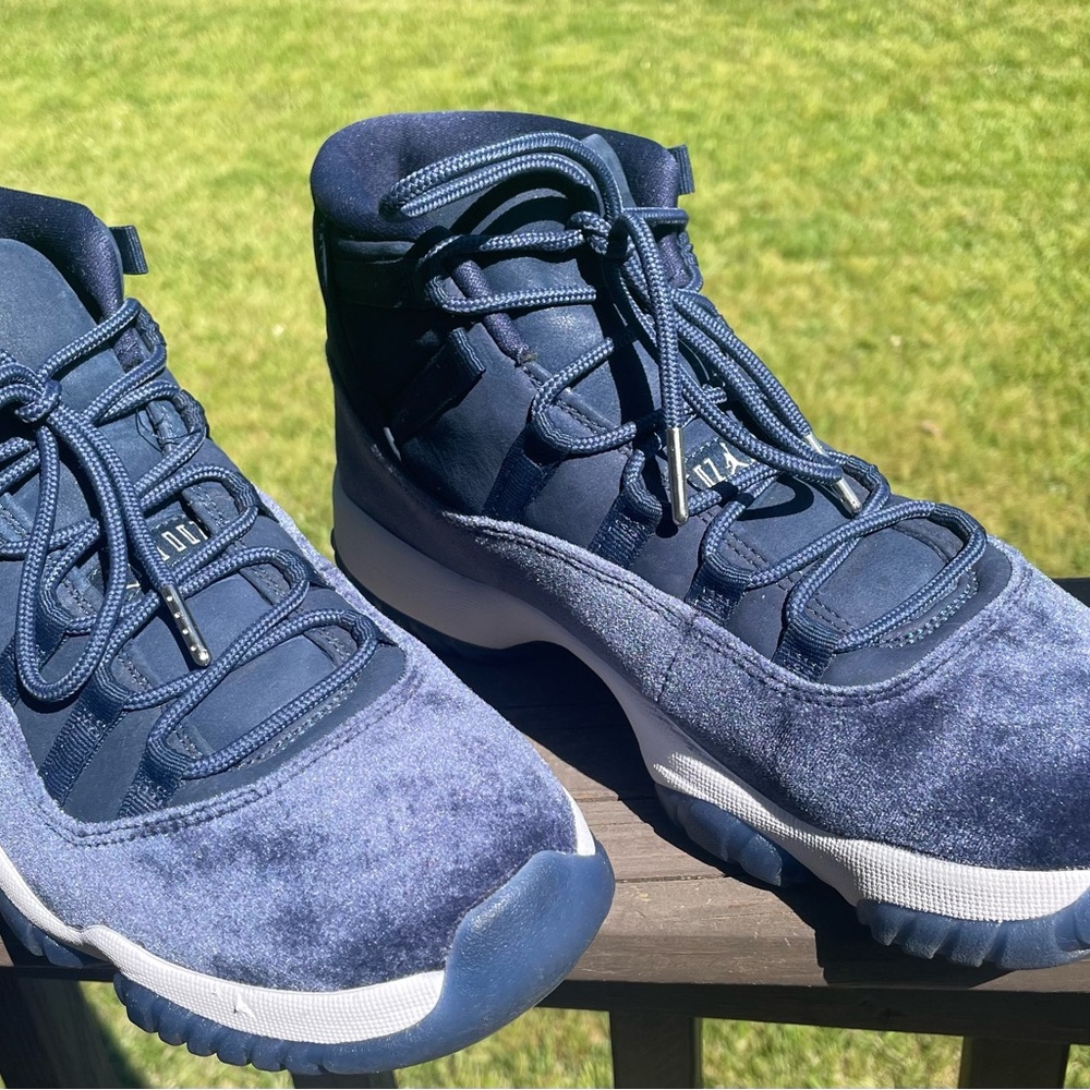 Blue High-Top Sneakers -Women